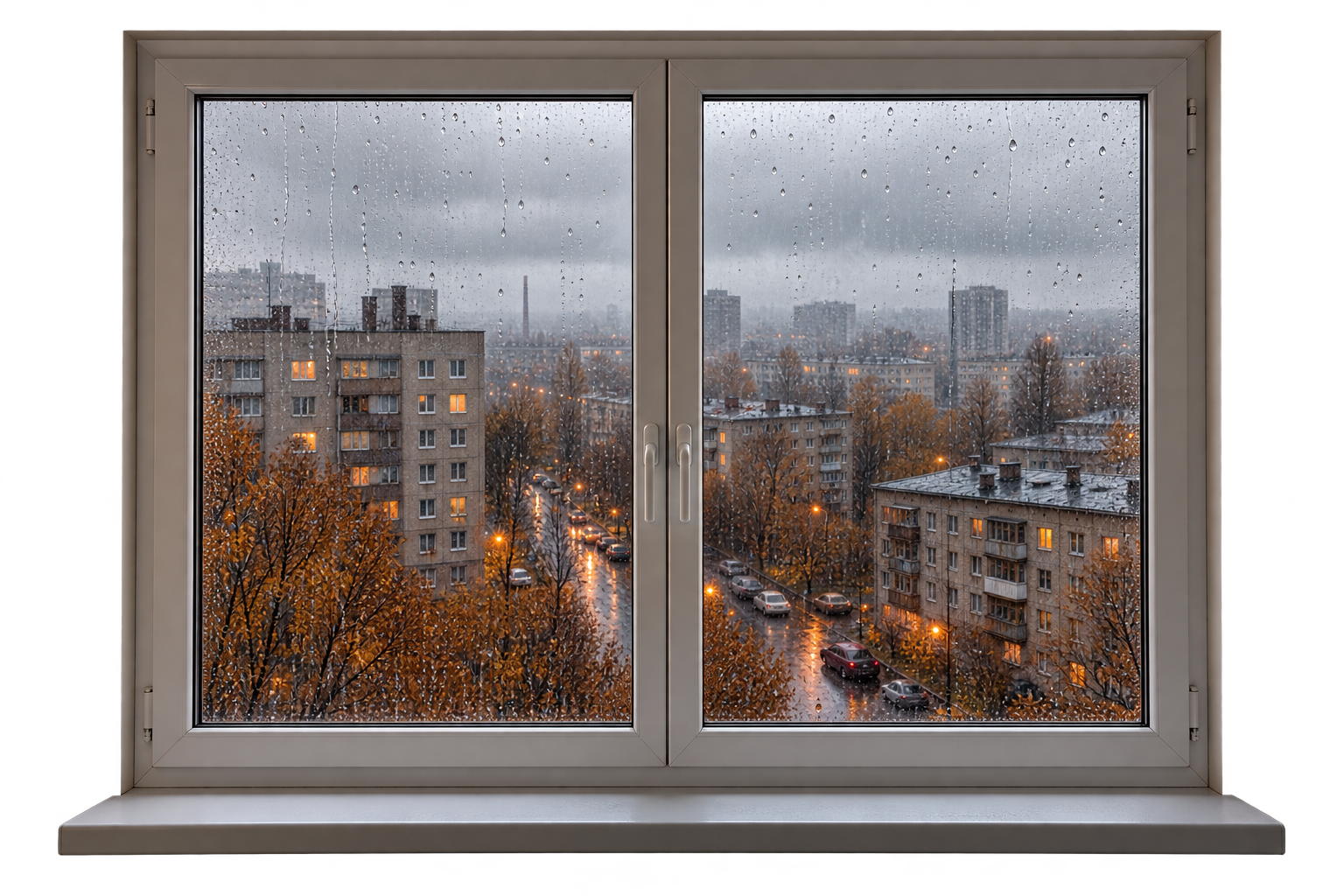 Дощовий день за вікном